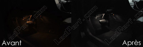 LEDs for footwell and floor Audi A4 B7 cabriolet