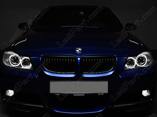 Angel eyes pack with Type 2 LEDs for BMW 3 Series (E90 - E91) Phase 1 -  Standard V2