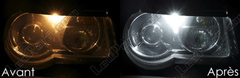 xenon white sidelight bulbs LED for Chrysler 300C