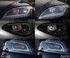 Front indicators LED for Chrysler Crossfire before and after