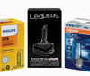 Original Xenon bulb for Citroen C-Crosser, Osram, Philips and LedPerf brands available in: 4300K, 5000K, 6000K and 7000K