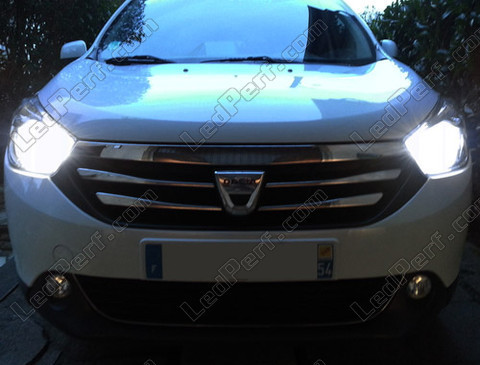 Low-beam headlights LED for Dacia Lodgy