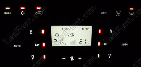 white fiat Grande Punto Evo LED Automatic air conditioning lighting