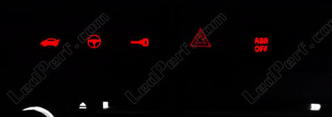 red console button LED lighting for fiat Grande Punto Evo