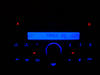 blue Car radio LED for Fiat Stilo
