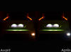reversing lights LED for Ford Focus MK2 before and after
