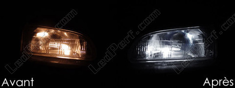 xenon white sidelight bulbs LED for Honda Civic 5G