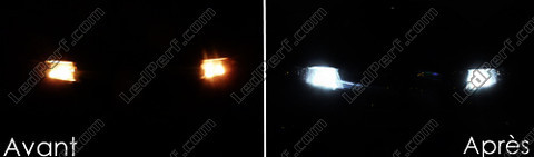 xenon white sidelight bulbs LED for Honda Civic 8G