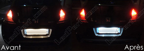 Honda CR Z licence plateLED