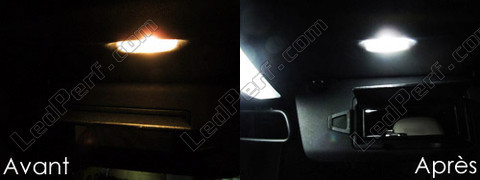 Vanity mirrors - sun visor LED for Mercedes CLS (W218)