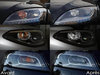 Front indicators LED for Mercedes SLK (R172) before and after
