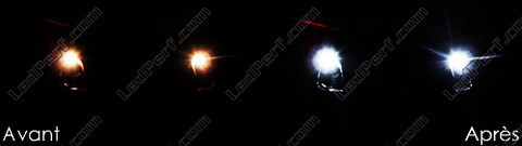 xenon white sidelight bulbs LED for Nissan Note
