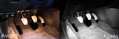 LED for Nissan Qashqai footwell and floor
