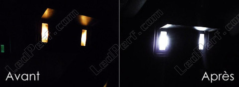 LED Sunvisor Vanity Mirrors Opel Astra H