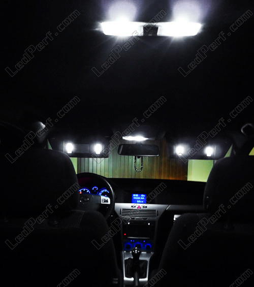F 264 42mm Interno Bianco Lampadina Cortesia Luce LED Upgrade Vauxhall Astra Mk3 