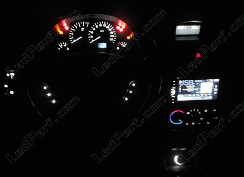 white instrument panel LED for Opel Corsa C