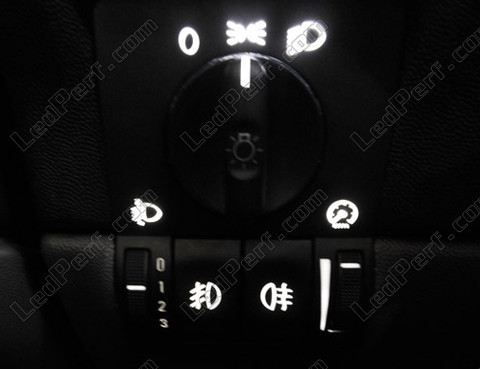 white Headlight control LED for Opel Corsa C