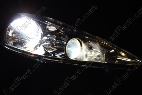 Directional headlights LED for Peugeot 207