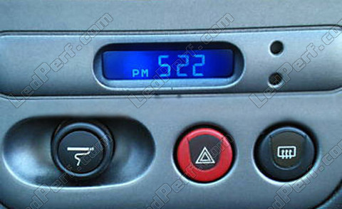 blue Clock LED for Peugeot 306