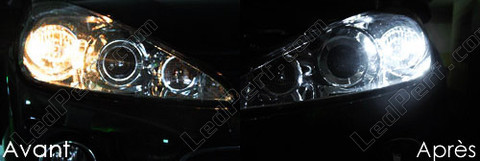 xenon white sidelight bulbs LED for Peugeot 4007