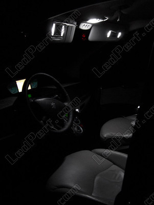 Front ceiling light LED for Peugeot 807