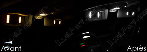 LED Sunvisor Vanity Mirrors Peugeot 807