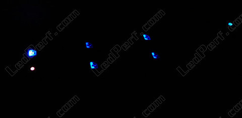 blue window lifter LED Buttons for Renault Modus