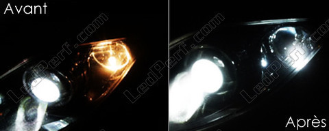 xenon white sidelight bulbs LED for Seat Leon 2 1p Altea