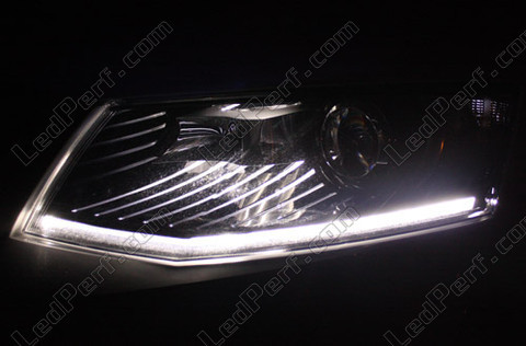 xenon white sidelight bulbs LED for Skoda Octavia 3
