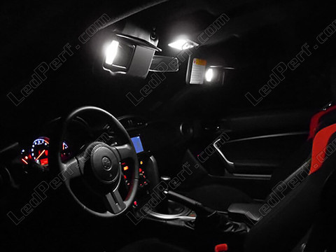 Vanity mirrors - sun visor LED for Subaru Impreza V GK / GT