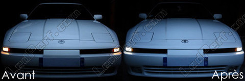 xenon white sidelight bulbs LED for Toyota Supra MK3