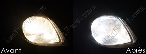 Toyota Yaris MK3 55w Super White Xenon High/Low/LED Side Light Headlight Bulbs 