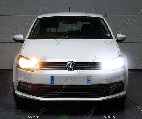 Volkswagen Polo 6R 6C1 LED low-beam headlights