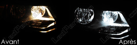 xenon white sidelight bulbs LED for Volkswagen Polo 6r 2010