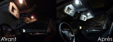 Vanity mirrors - sun visor LED for Volkswagen Sportsvan