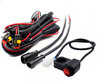 Complete electrical harness with waterproof connectors, 15A fuse, relay and handlebar switch for a plug and play installation on Kawasaki Ninja ZX-12R (2002 - 2006)<br />