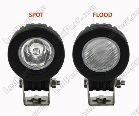 Aprilia SRV 850 Spotlight VS Floodlight beam