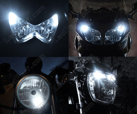 xenon white sidelight bulbs LED for BMW Motorrad K 1200 R Sport Tuning