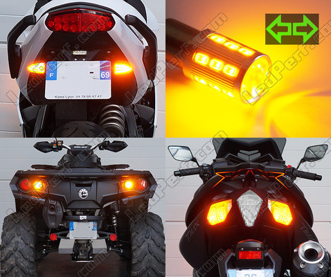 Rear indicators LED for Kawasaki D-Tracker 150 Tuning
