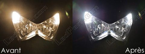 xenon white sidelight bulbs LED for Kawasaki Z800