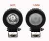 KTM Supermoto 950 Spotlight VS Floodlight beam