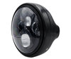 Example of headlight and black LED optic for Moto-Guzzi California 1100 Classic