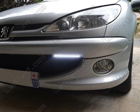 daytime running lights LED for Peugeot 206 (>10/2002)