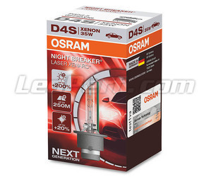 Osram D4S Xenarc Night Breaker Laser Osram Xenon Bulb + 200% - 66440XNL in its packaging