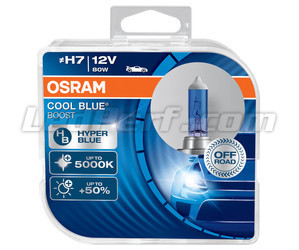 Bulbs H7 Osram Cool Blue Boost 5000K xenon effect ref: 62210CBB-HCB in packaging of 2 bulbs