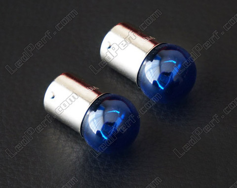 Halogen Blue Vision} R5W - R10W - BA15S Base - r5w Xenon effect LED bulb