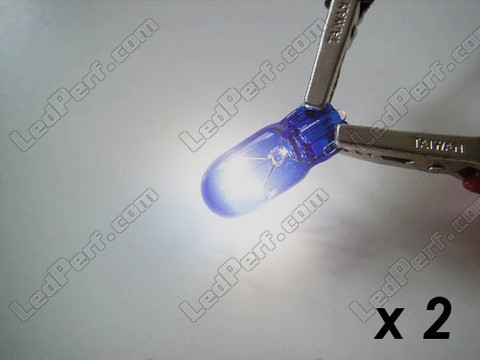Blue vision T10 W5W Xenon effect halogen bulb