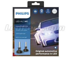 H1 LED Bulbs Kit PHILIPS Ultinon Pro9000 +200% 5800K - 11258U90CWX2