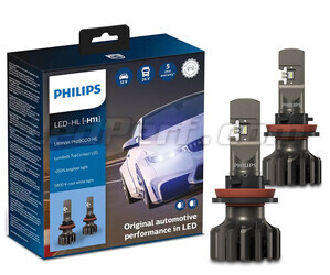 H11 LED Bulbs Kit PHILIPS Ultinon Pro9000 +250% 5800K - 11362U90CWX2