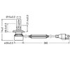 Diagram for the Dimensions - LED bulbs H4 Osram LEDriving® XTR 6000K - 64193DWXTRD